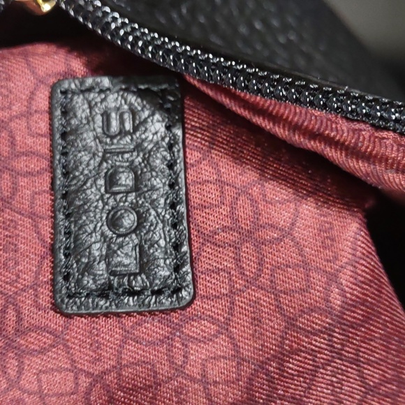 Lodis Pebbled Leather "Emily" Convertible Crossbody/Clutch Bag - Picture 9 of 10